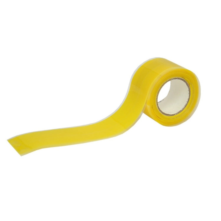 Silicone Self-adhesive Tape Double-sided Self-melting Kayak Handle Seamless Tape, 规格型号: Yellow