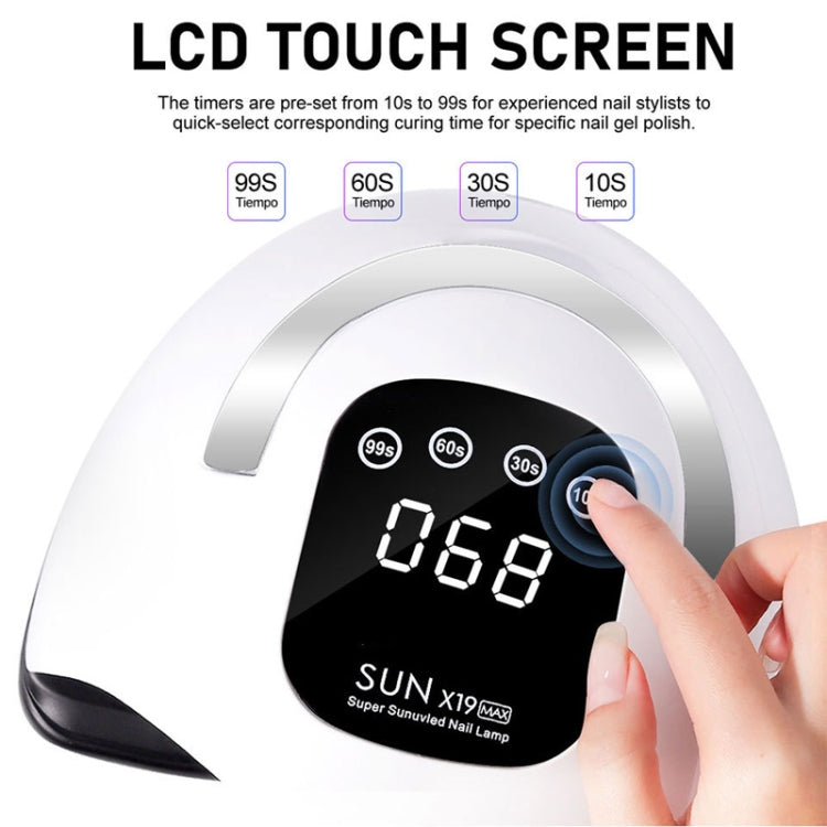 X19Max UV LED Nail Drying Lamp High Power 320W Quick Drying Nail Polish Gel Nail Dryer Light