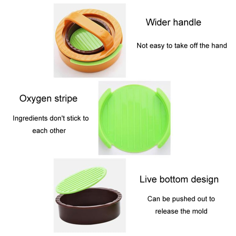 Round Burger Making Tools Kitchen Combo Meat Press Kit