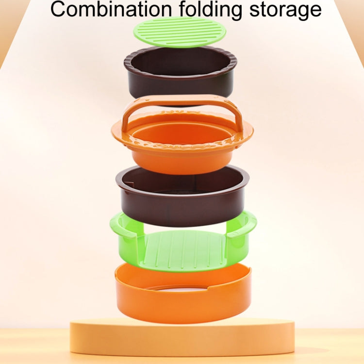 Round Burger Making Tools Kitchen Combo Meat Press Kit