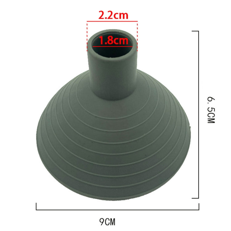 9 x 6.5cm Agricultural Plastic Watering Sprinkler Nozzle Small Spraying Nursery Gardening Tools - Gray