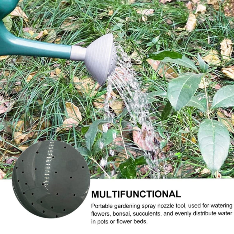 9 x 6.5cm Agricultural Plastic Watering Sprinkler Nozzle Small Spraying Nursery Gardening Tools - Gray