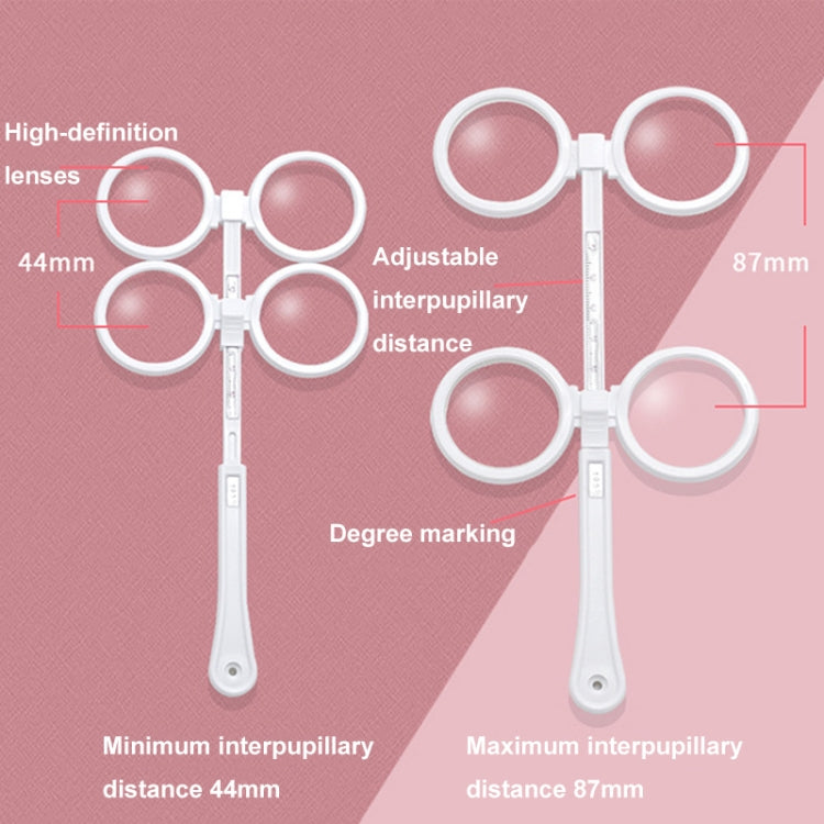 200  - 20/40 Children Vision Training Adjustable Interpupillary Distance Flip Racket