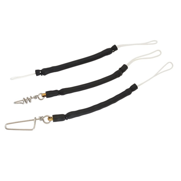 Spear Fork Force Release Shockproof Latex Tube Buffer, Style: Double-ended Dyneema Rope