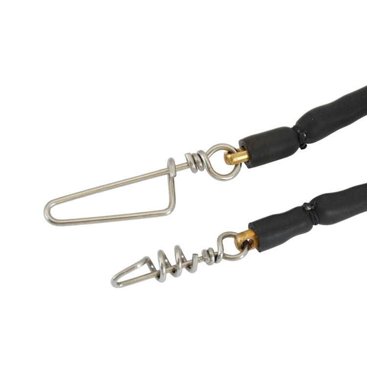 Spear Fork Force Release Shockproof Latex Tube Buffer, Style: Triangular Pin Rope