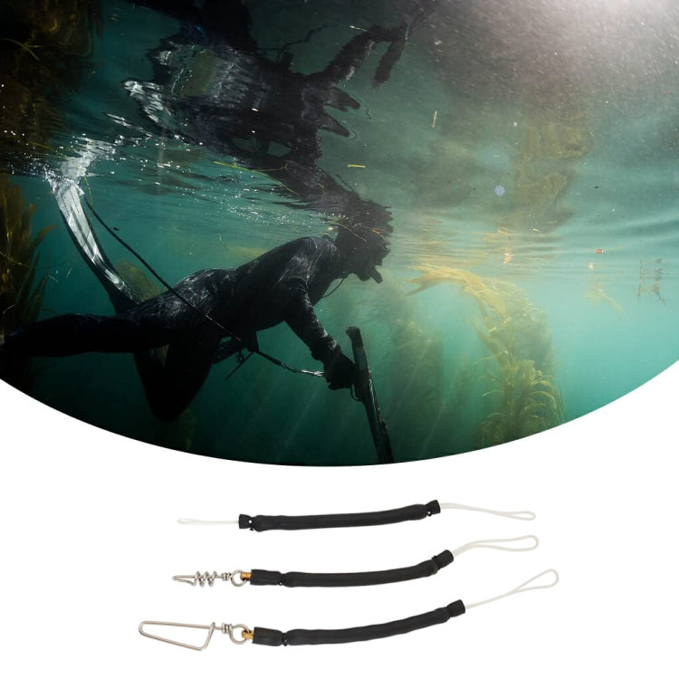 Spear Fork Force Release Shockproof Latex Tube Buffer, Style: Double-ended Dyneema Rope