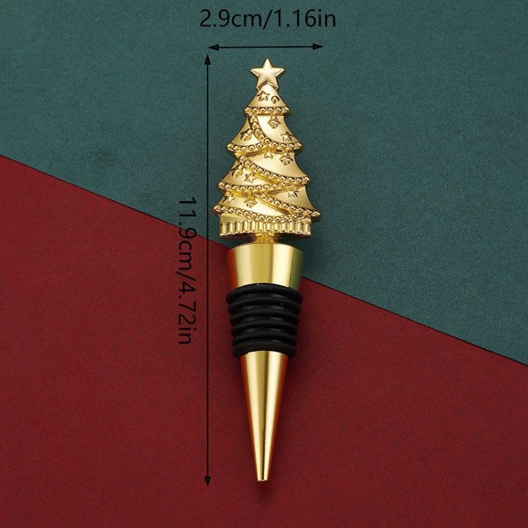 Christmas Tree Wine Champagne Sealing Stopper Home Fresh Christmas Party Wine Bottle Corks