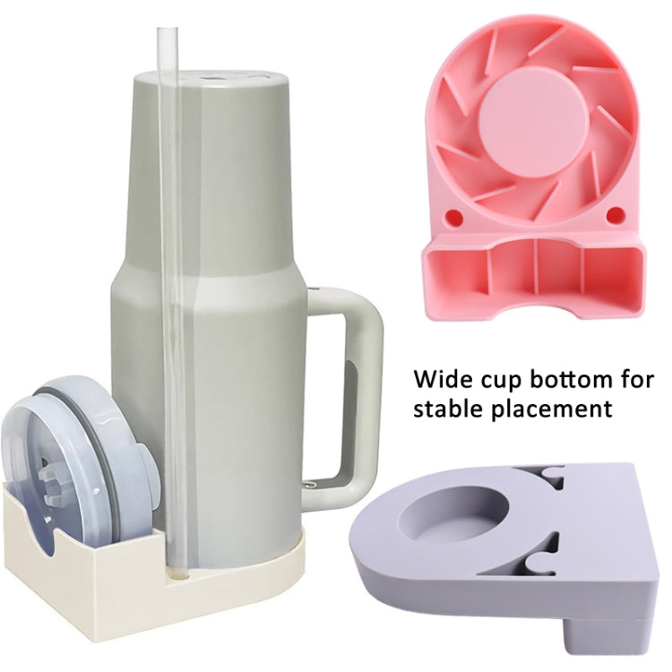 For Stanley 40oz/30oz Tumbler Drain Rack With Lid & Straw Holder