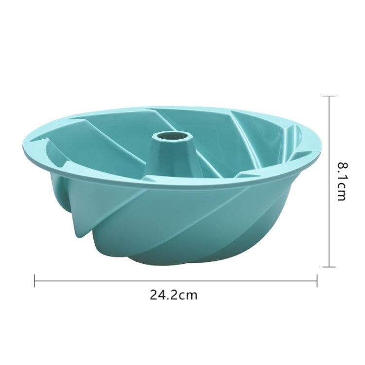 Swirl Model Silicone Cake Mold Household High Temperature Resistance Baking Pan