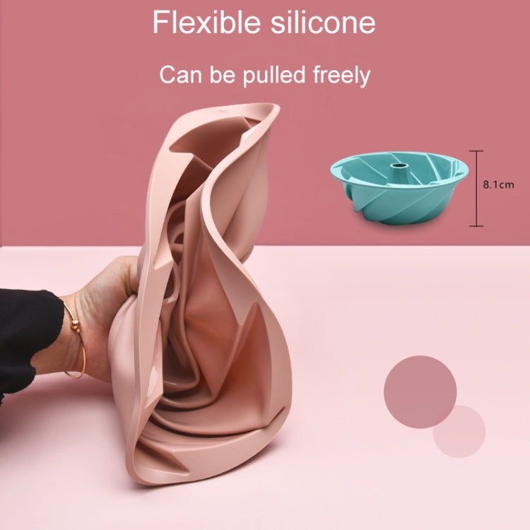 Swirl Model Silicone Cake Mold Household High Temperature Resistance Baking Pan