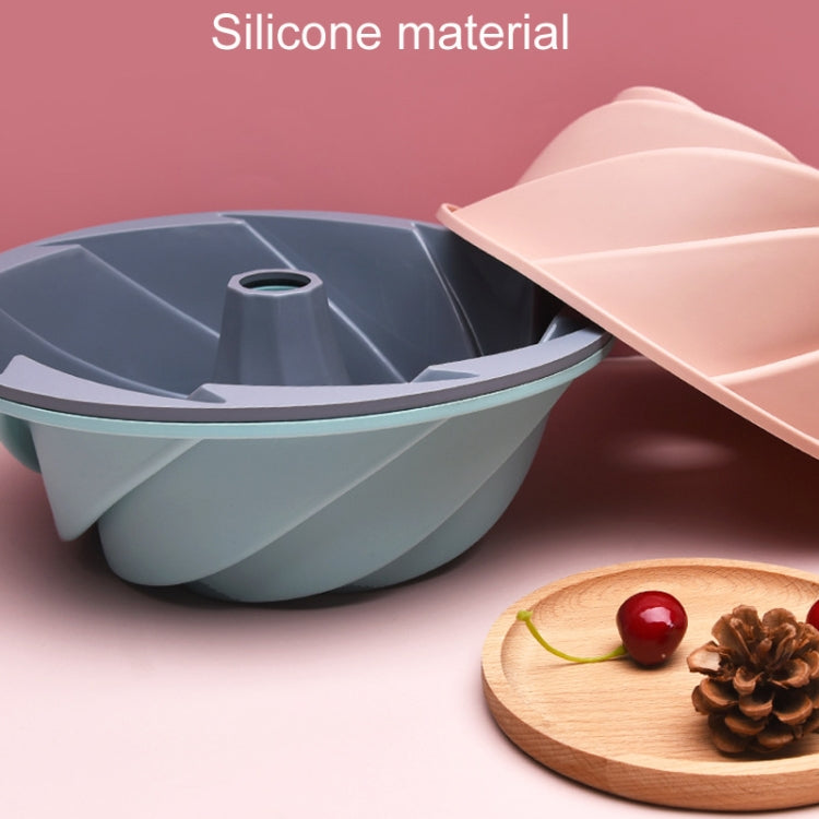 Swirl Model Silicone Cake Mold Household High Temperature Resistance Baking Pan