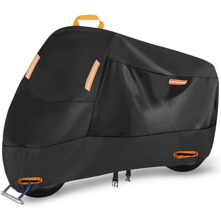 Motorcycle Rain Sun Protection Cover Oxford Cloth Dustproof With Anti-theft Buckle, Size: XXXXL