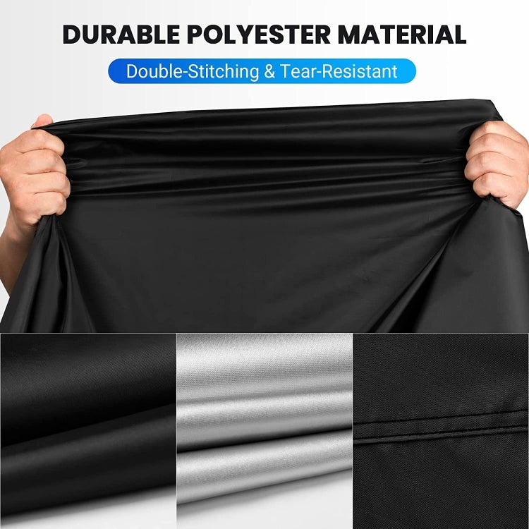 Motorcycle Rain Sun Protection Cover Oxford Cloth Dustproof With Anti-theft Buckle, Size: XXXXL