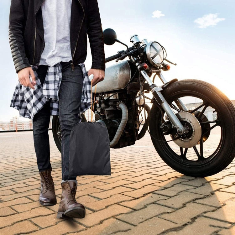 Motorcycle Rain Sun Protection Cover Oxford Cloth Dustproof With Anti-theft Buckle, Size: M