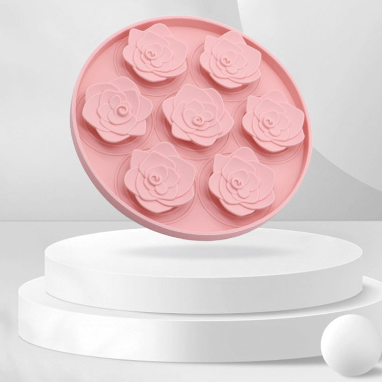 Rose Shaped Pet Lick Pads Dogs Silicone Slow Eating Mat