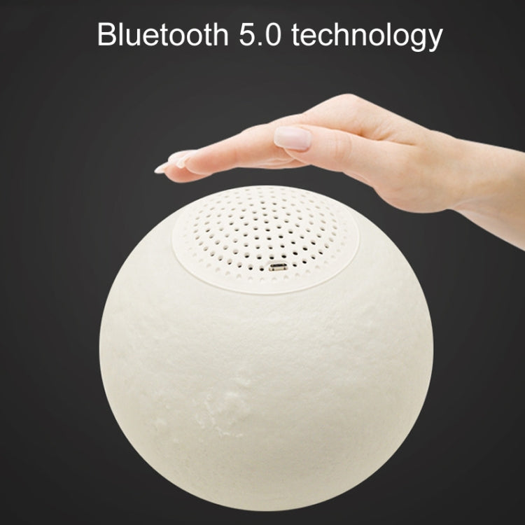 Magnetic Levitation Bluetooth Speaker Ornament Desktop Ambient Glow Night Lights, Style: Dark Pattern Moon