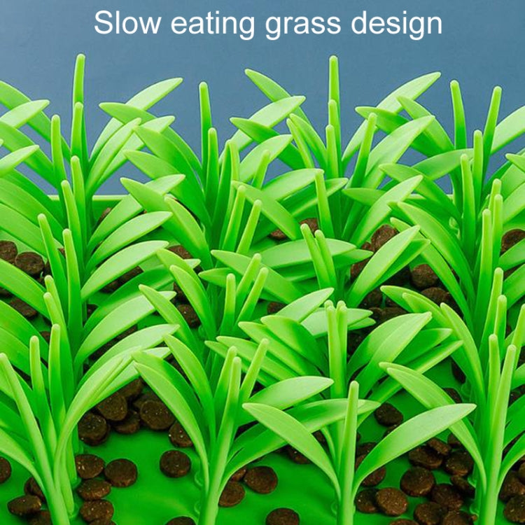 16.9 x 36.1 x 8.65cm Pet Silicone Slow Eating Mat Cats And Dogs Feeding Non-Slip Licking Pads - Green