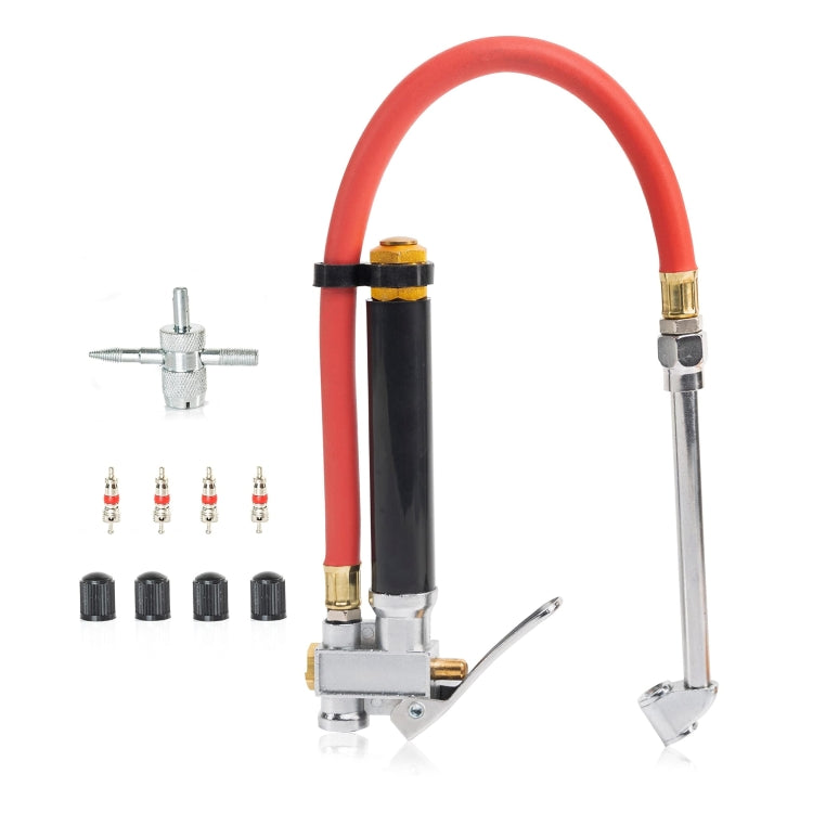 Car Tires Hand-Held Inflatable Tire Pressure Rod With Tools - A9034
