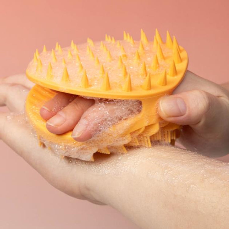 Double-Sided Silicone Cleaning Bath Brush Multifunctional Massage Shower Brush
