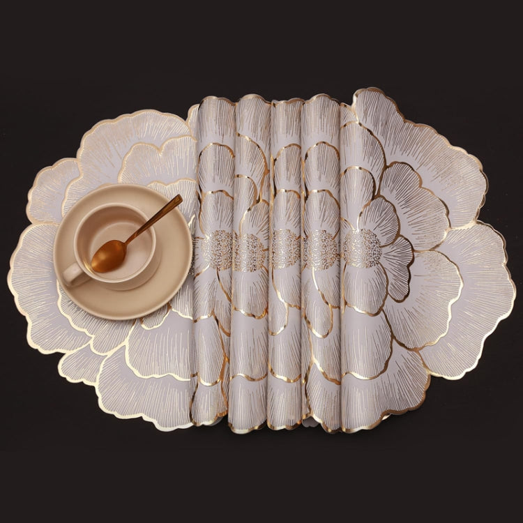 38cm Household Kitchen Heat Resistant Flower Hot Stamping Table Heat Insulating Pad