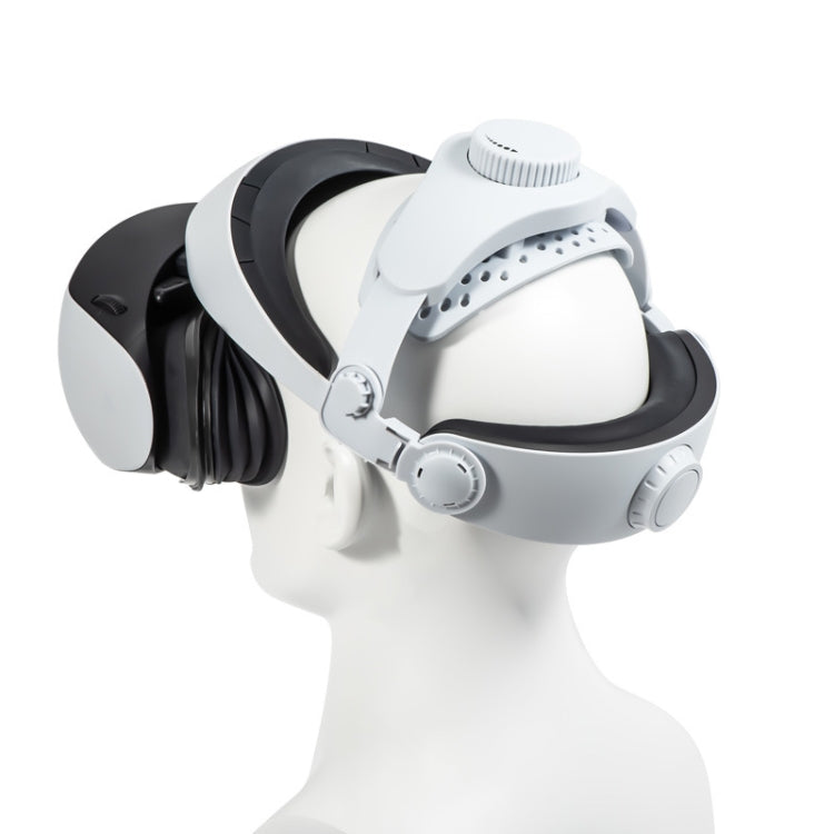 DEVASO For PlayStation VR 2 Elite Headband Non-Slip Comfortable Weight Reducing Headband - White