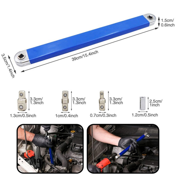 Multifunctional Ratcheting Extension Wrench Household Car Maintenance Tools