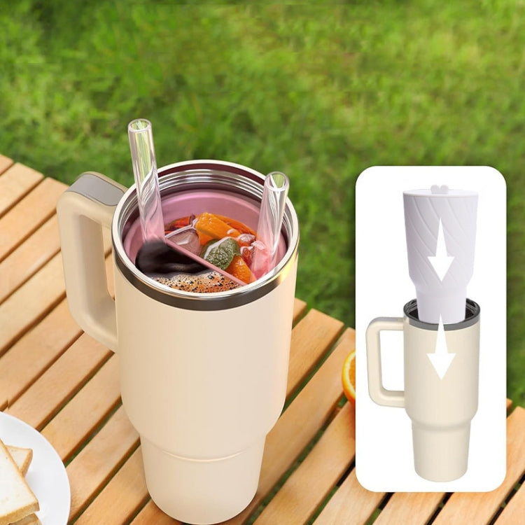 For Stanley Cup 2-divided Silicone Liner Compartment Cup, Size: 40oz