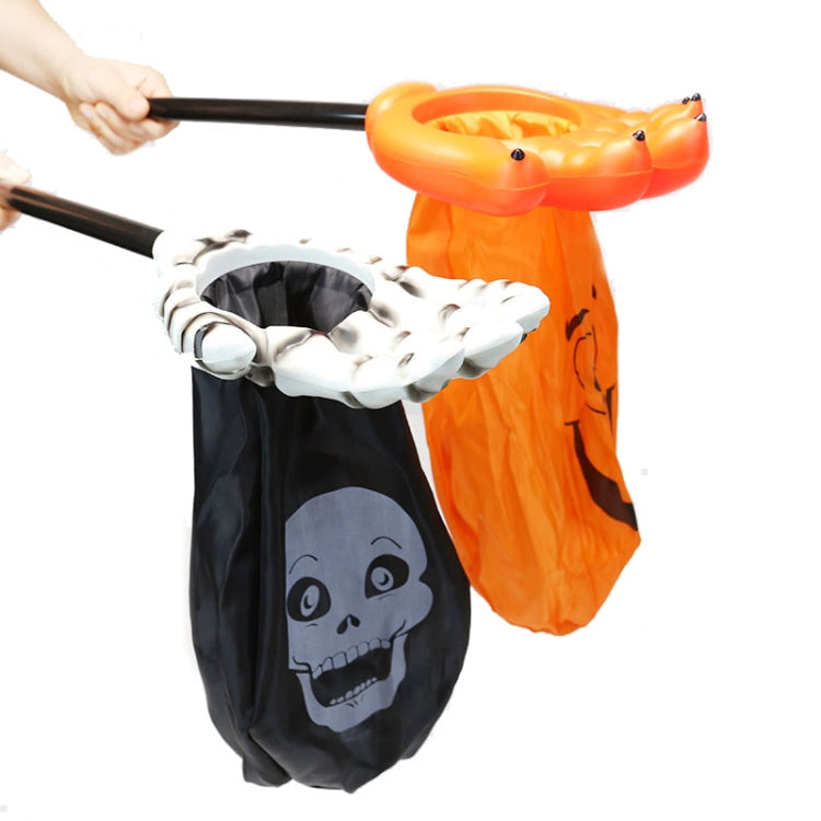 Halloween Palm Candy Bag Pumpkin Skull Begging Bags
