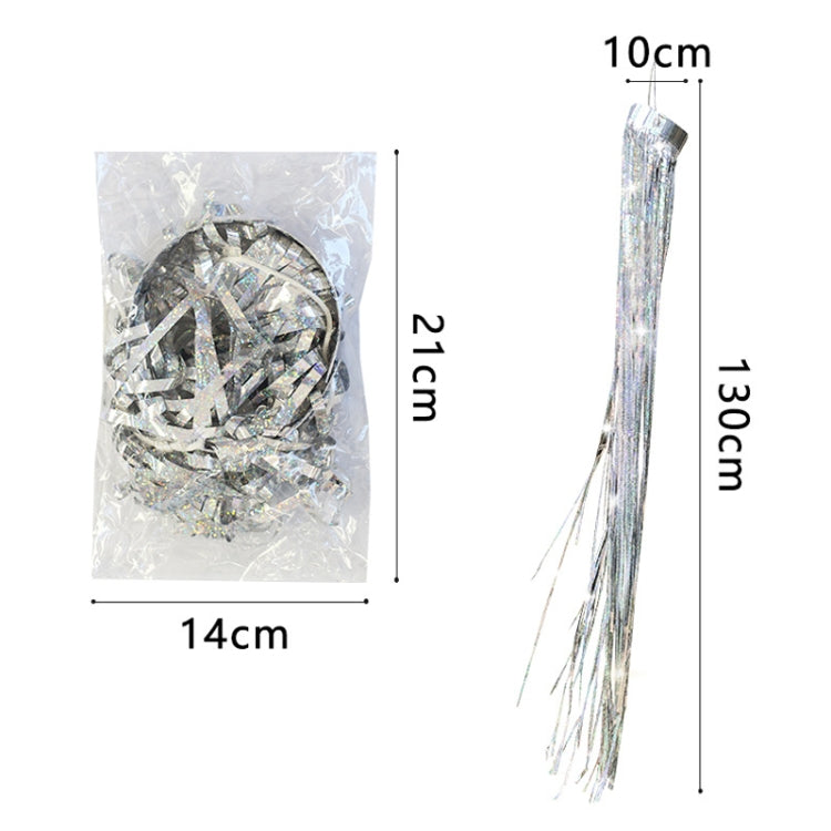 Garden Laser Reflective Bird Repellent Strips Balcony Orchard Decorative Reflective Tape - Silver