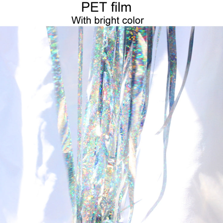 Garden Laser Reflective Bird Repellent Strips Balcony Orchard Decorative Reflective Tape - Silver