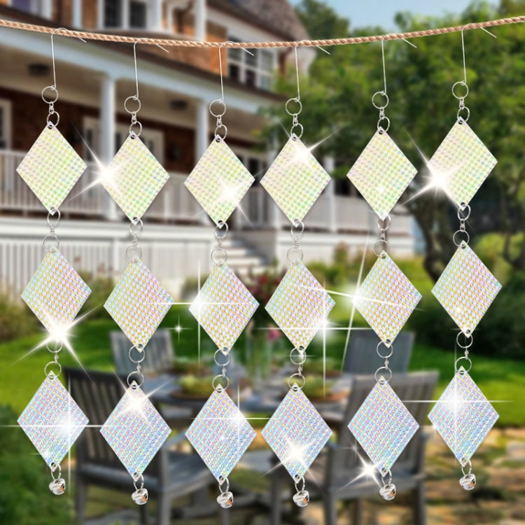 Balcony Laser Reflective Bird Repellers Garden Decoration Bird Repellent Ribbon - Silver