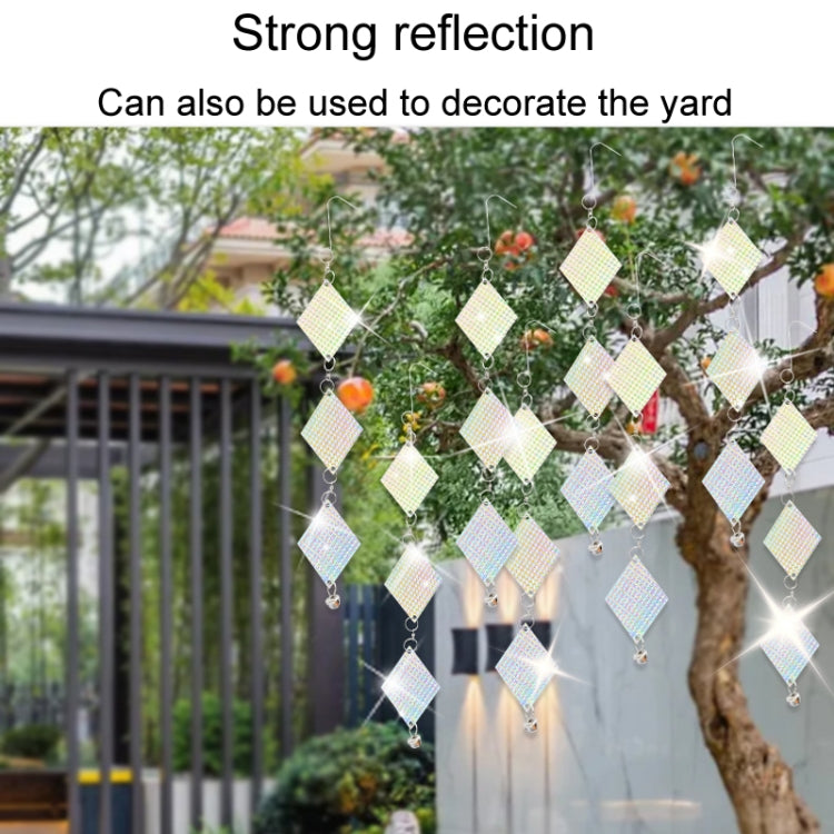 Balcony Laser Reflective Bird Repellers Garden Decoration Bird Repellent Ribbon - Silver