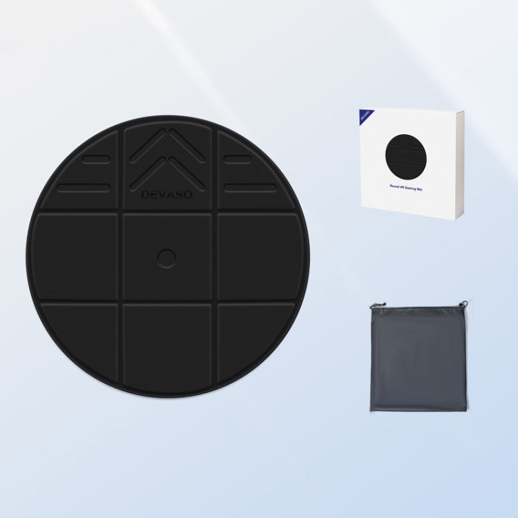 DEVASO VR Glasses Sport Game Simulation Floor Mat - Black