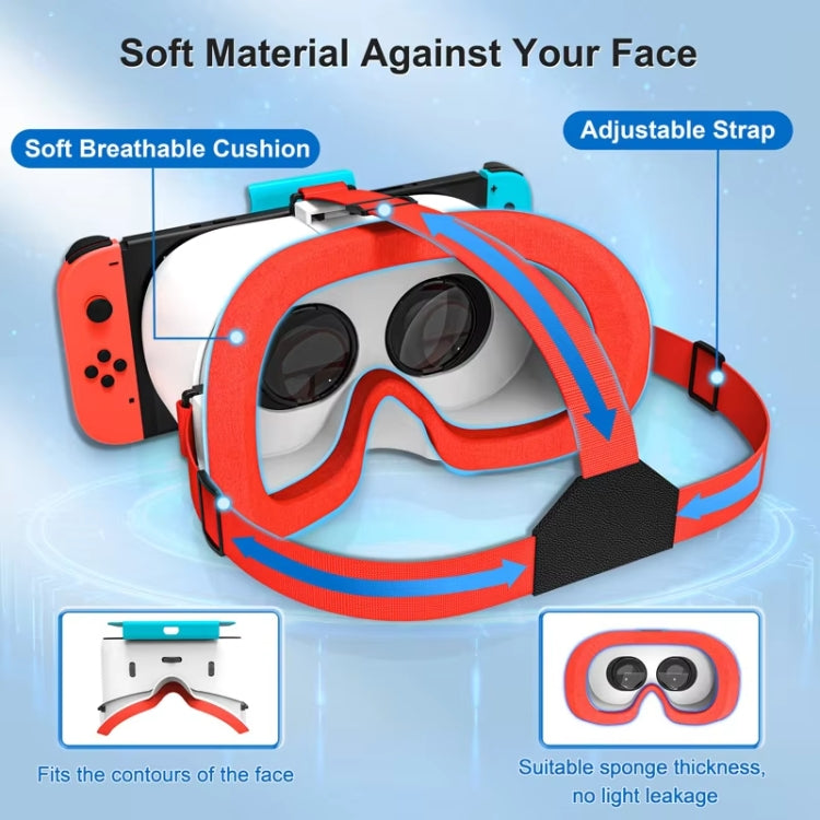 DEVASO Compatible With Switch / Switch OLED Gaming Console VR Glasses