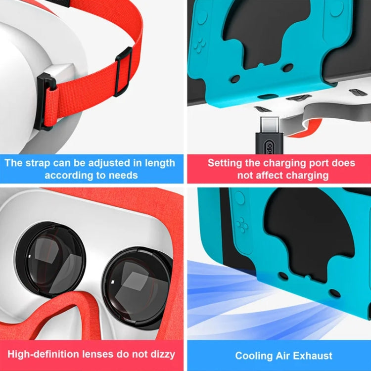 DEVASO Compatible With Switch / Switch OLED Gaming Console VR Glasses