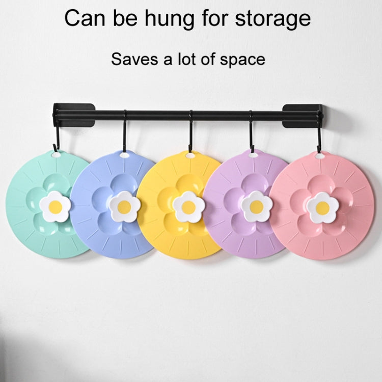 Medium Cute Flower Silicone Freshness Lid Kitchen Household Food Dustproof Cover