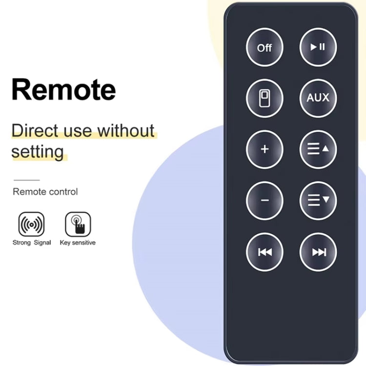 For BOSE SD10 Bluetooth Speaker Remote Control Replacement Parts - Black