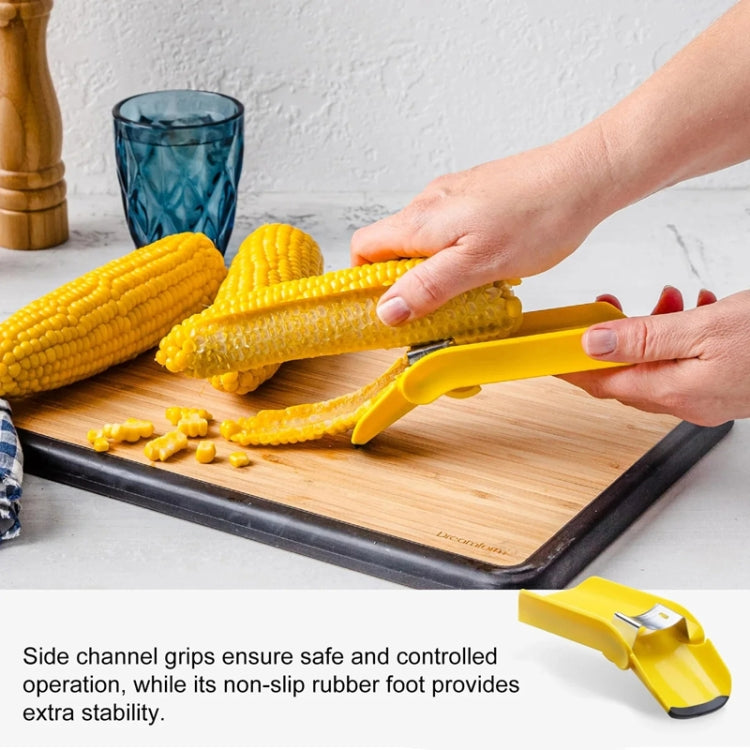 Fast Corn Cob Seperater Kitchen Gadgets Planer Knife - Yellow