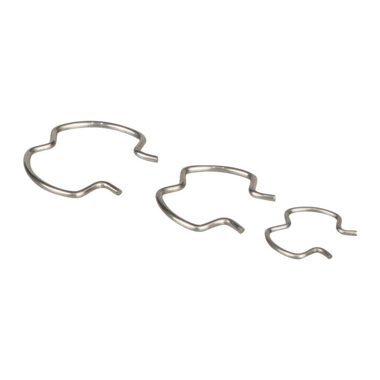 18pcs /Set Quick Connector Clip Transmission Cooler Wire Clip - Silver