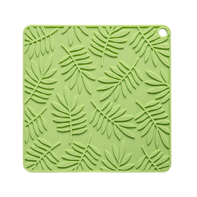 9.5cm Household Square Silicone Heat Insulating Mat Kitchen High Temperature Resistant Baking Placemat