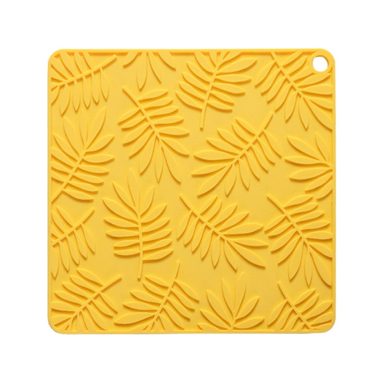 9.5cm Household Square Silicone Heat Insulating Mat Kitchen High Temperature Resistant Baking Placemat