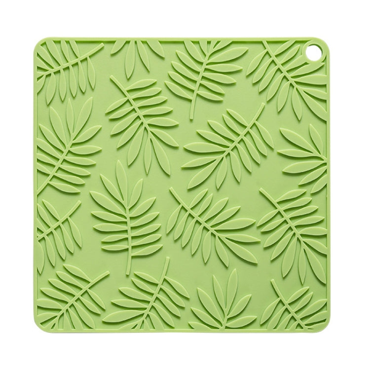 17cm Household Square Silicone Heat Insulating Mat Kitchen High Temperature Resistant Baking Placemat