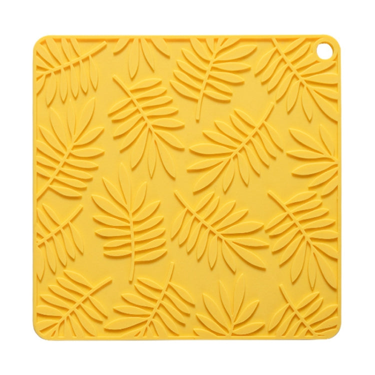 17cm Household Square Silicone Heat Insulating Mat Kitchen High Temperature Resistant Baking Placemat
