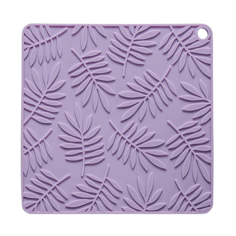 17cm Household Square Silicone Heat Insulating Mat Kitchen High Temperature Resistant Baking Placemat