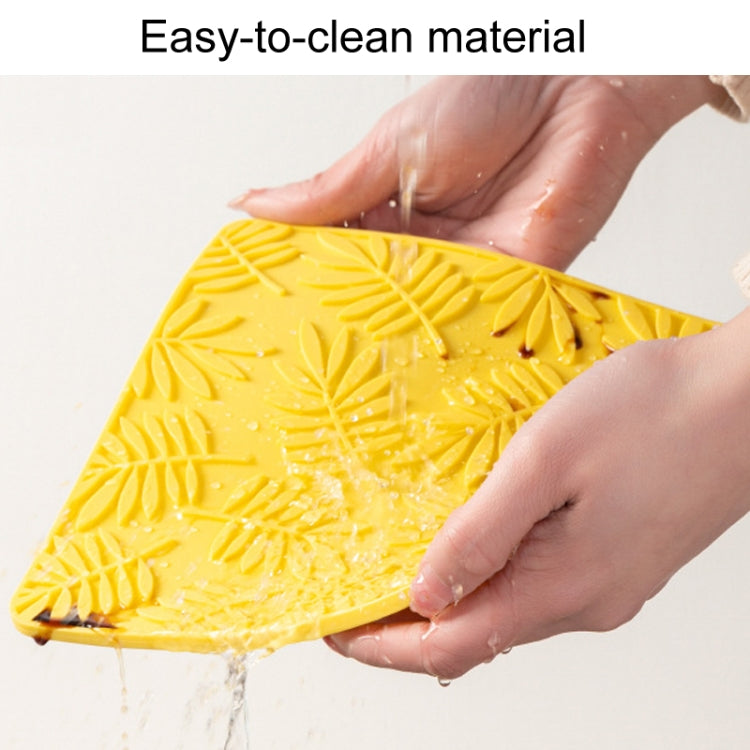 9.5cm Household Square Silicone Heat Insulating Mat Kitchen High Temperature Resistant Baking Placemat