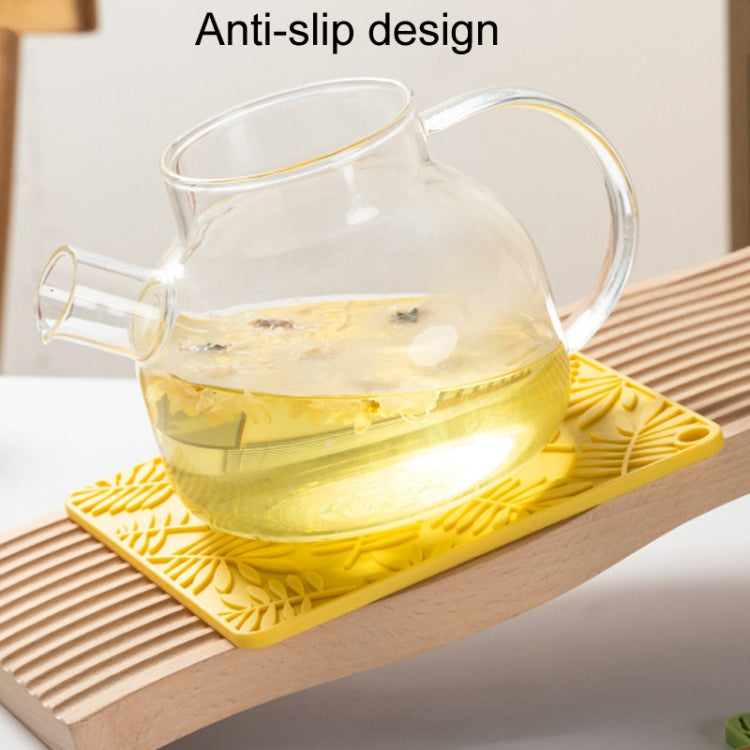 17cm Household Square Silicone Heat Insulating Mat Kitchen High Temperature Resistant Baking Placemat