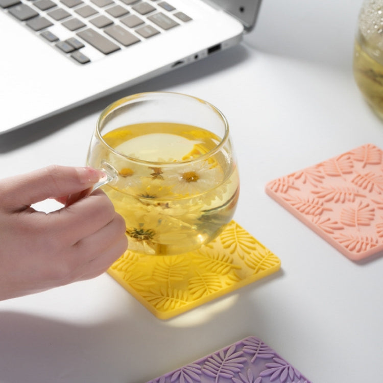 17cm Household Square Silicone Heat Insulating Mat Kitchen High Temperature Resistant Baking Placemat