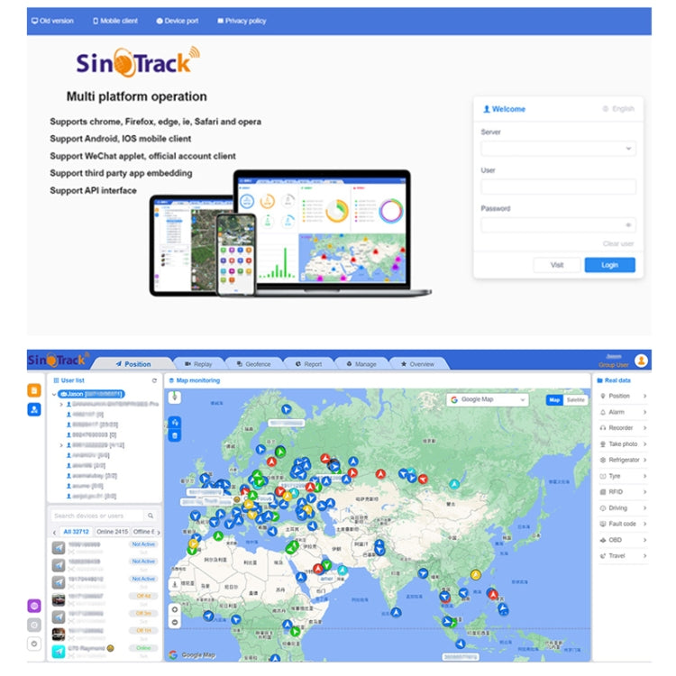 SinoTrack GPS Wireless Car Pet Anti-Theft Anti-Lost Tracker - 2G-ST-903