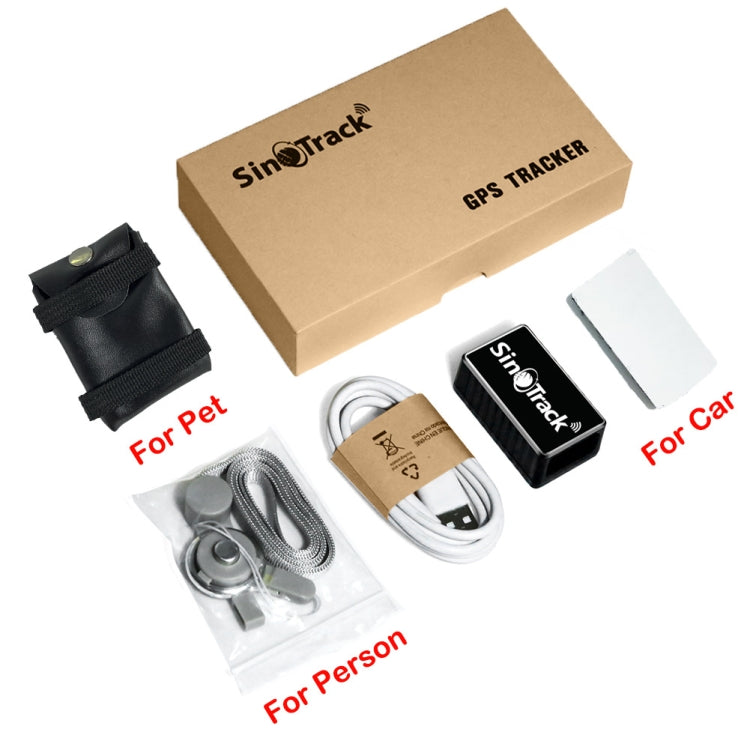 SinoTrack GPS Wireless Car Pet Anti-Theft Anti-Lost Tracker - 2G-ST-903