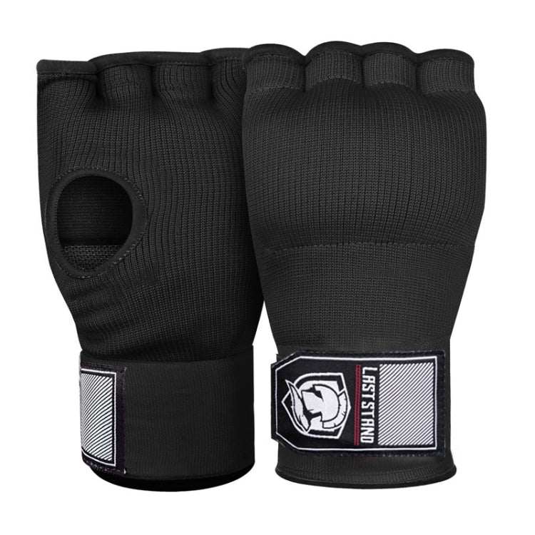 LASTSTAND Half Finger Gel Boxing Gloves Sanda Wrist Guard Bandage, Size: Free Size